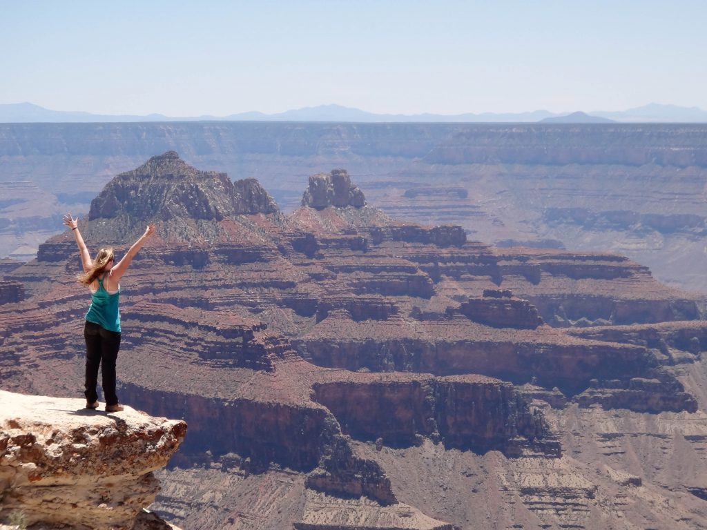 Brandy Little in the Grand Canyon. Photo by Danielle Sigman.